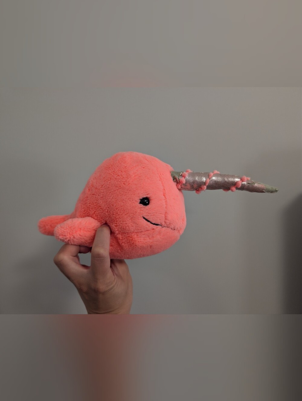Coral Narwhal Jellycat Retired *Read Description & Refer To Photos*